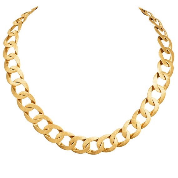 Mario Buccellati Vintage 18k Gold Link Chain Neckl