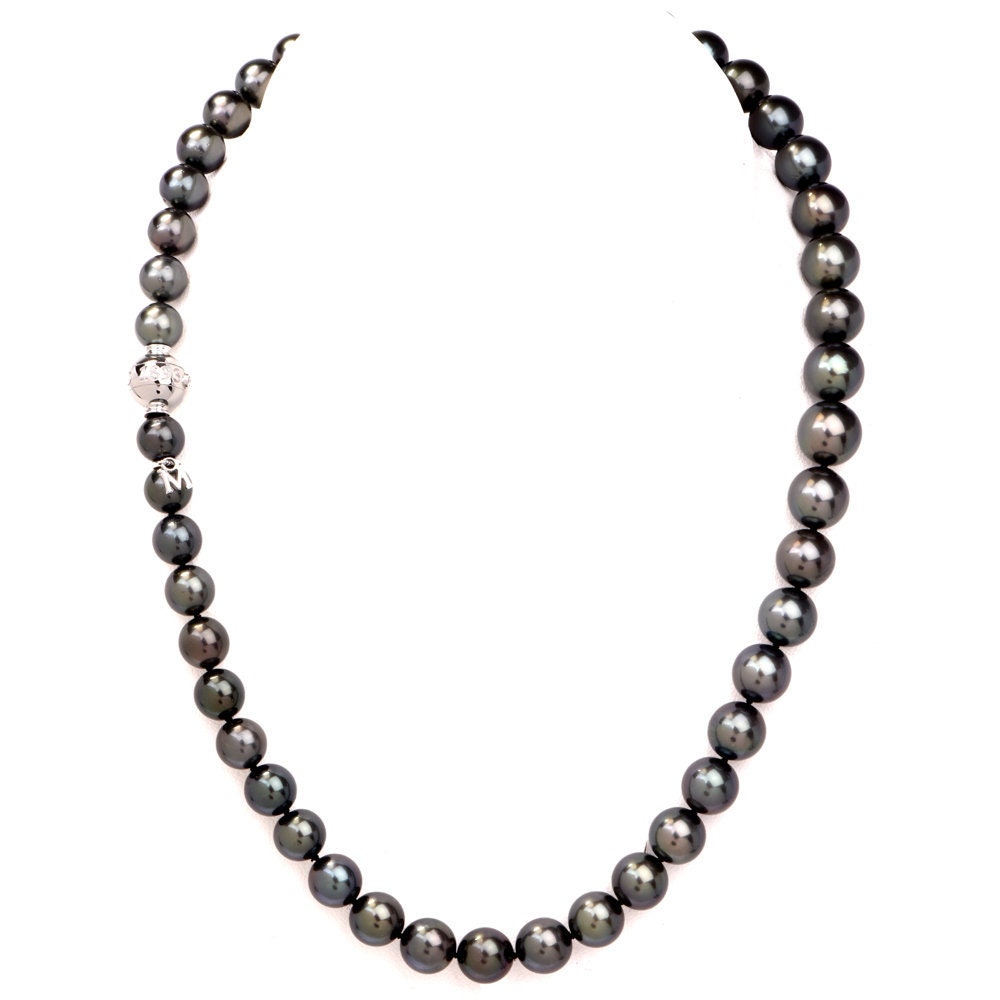 Mikimoto tahitian pearl best sale necklace