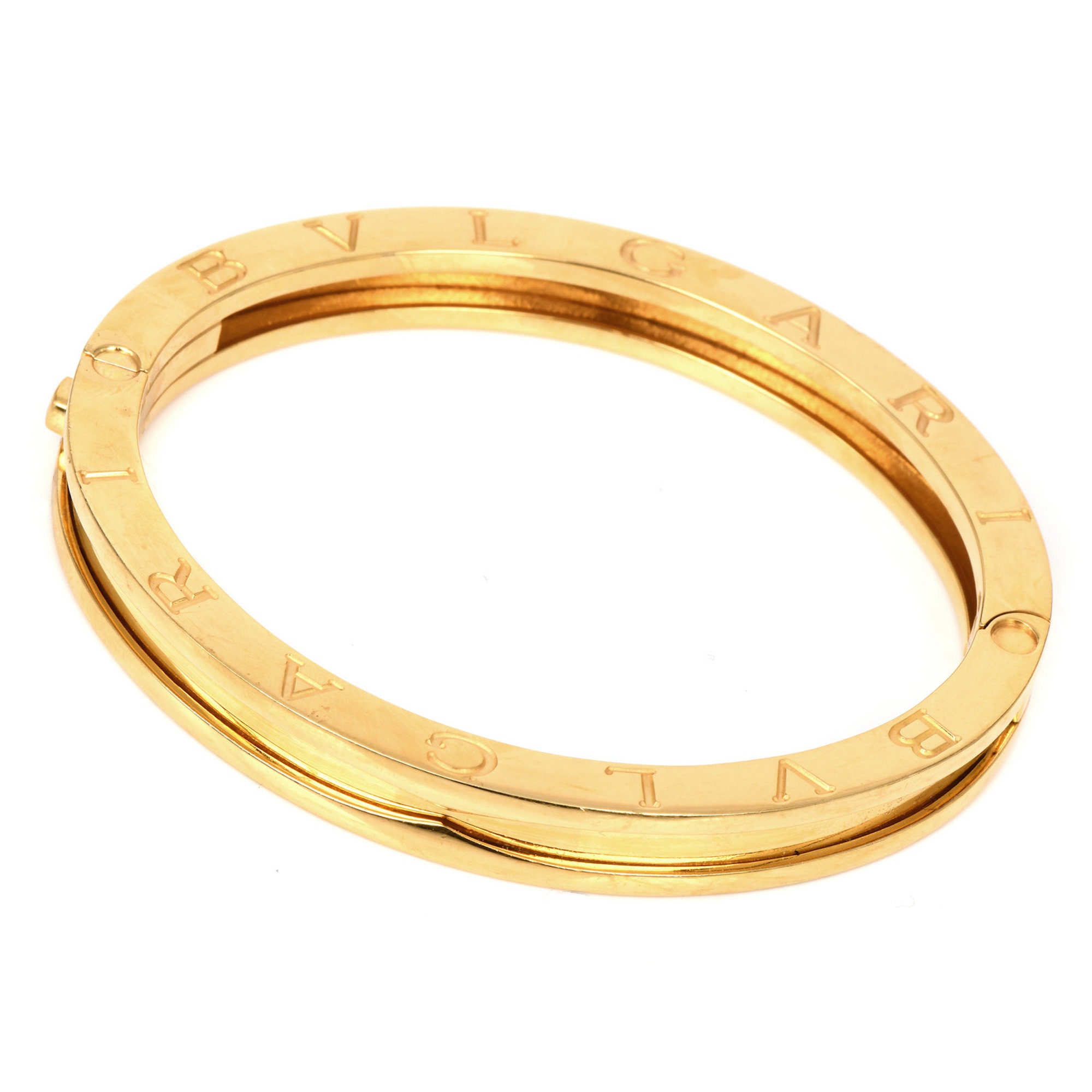 Bulgari B.Zero1 Bracelet in Yellow Gold with No Gemstones, S