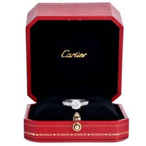 Cartier 1895 Collection 1.77 Carat Diamond Engagement Ring Platinum image 5