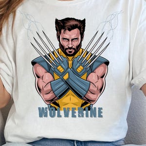 Hugh Jackman Hoodie Sweatshirt Unisex T-Shirt Wolverine Fan Gift Actor Film Meme Tee
