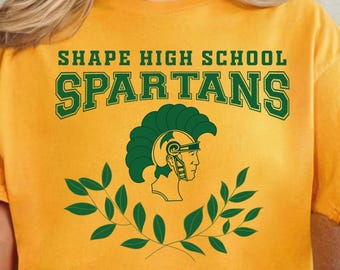 Shape Spartans Shapian Graphic T-Shirt, Sweatshirt, Hoodie - Comfortable Casual Wear for Men & Women