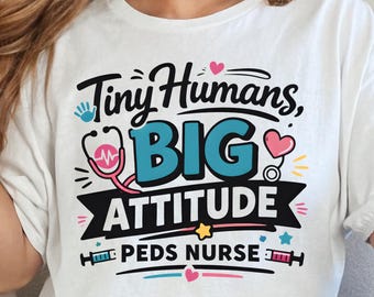 Pediatric  Nurse T-Shirt Sweatshirt Hoodie – Heartbeat Graphic Tee, Nurse Life Apparel