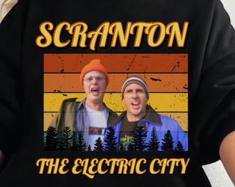 Dwight Schrute, Michael Scott, Steve Carell, The Office Gift, Scranton Shirt, The Electric City, The Office UNISEX Shirt