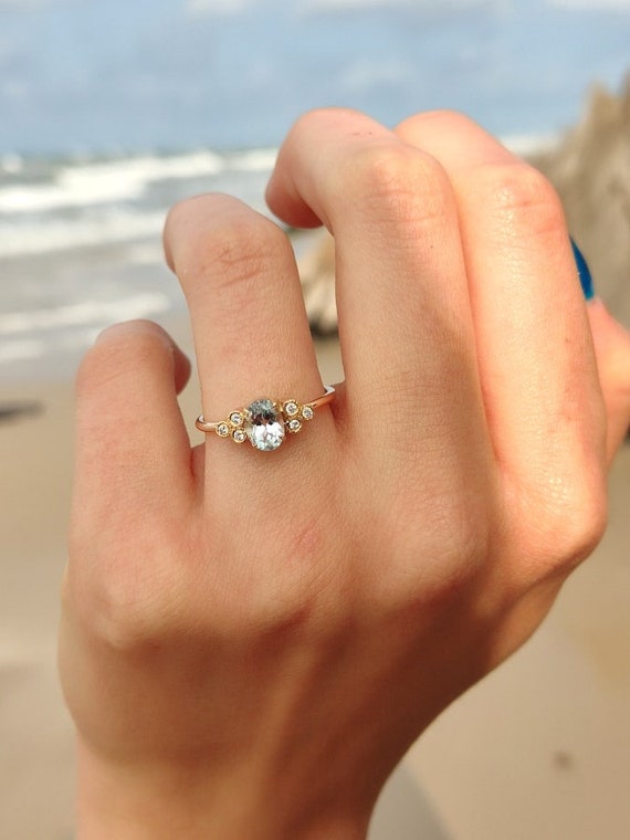 Bague de fiancaille femme or 18 carats sale
