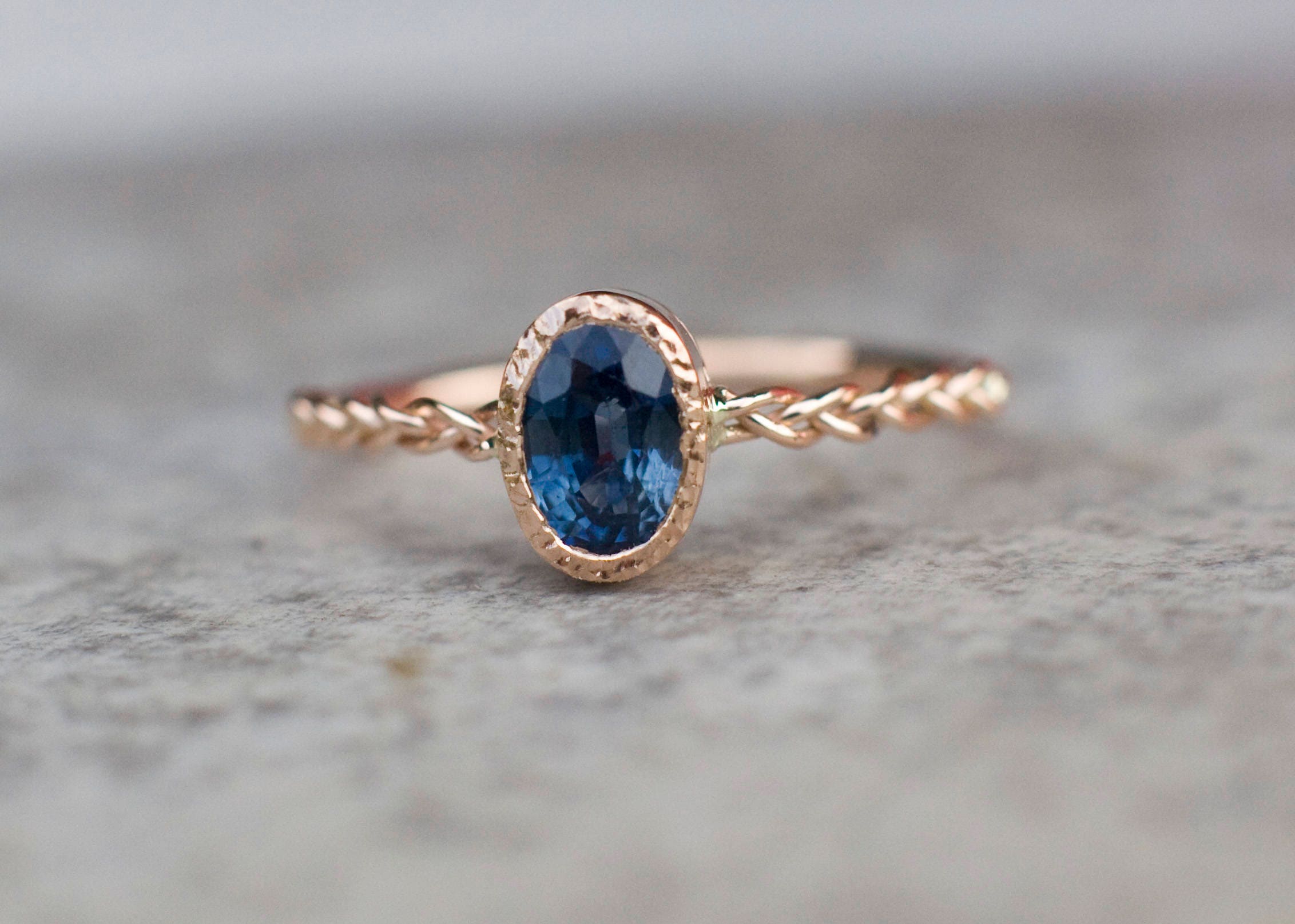 Details about   2ct Oval Cut Blue Sapphire Wedding Bridal Designer Promise Ring 14k Yellow Gold 