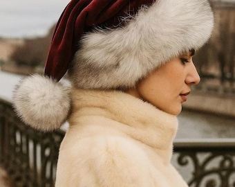 ELIMELI Gorro De Cachemira Para Mujer, De Invierno, Cálido, Gorro De Lana Con Cachemira, Gorro De Invierno Con Pompón De Piel Sintética, Gorro De Punto Para Mujer, Para Invierno, Gorro De Pompón