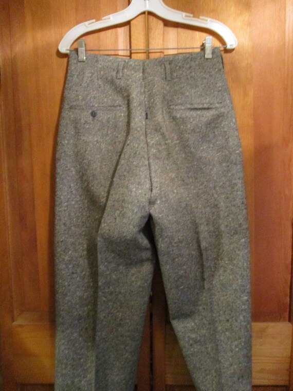 Wool Tweed Pants - image 2