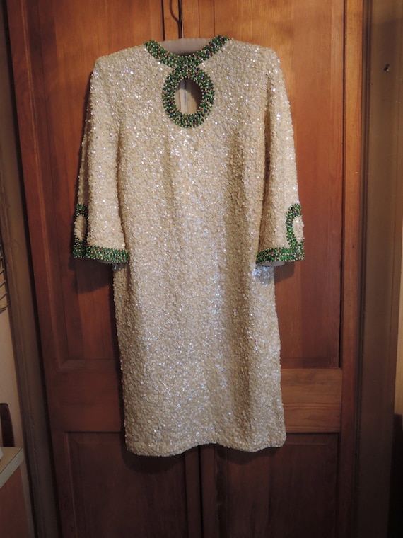An Elegant Sequined Dress