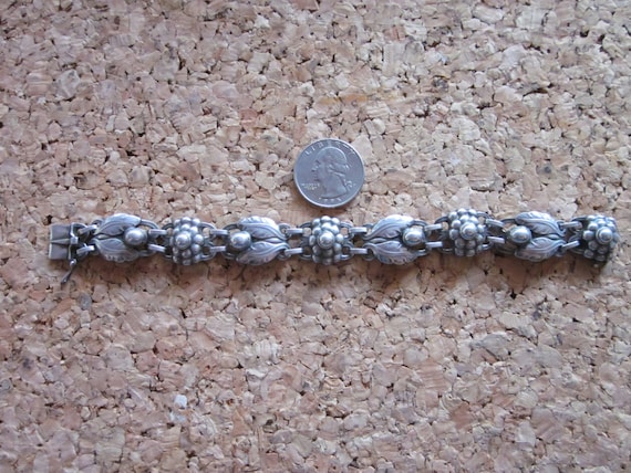 George Jensen Linked Silver Bracelet - image 1