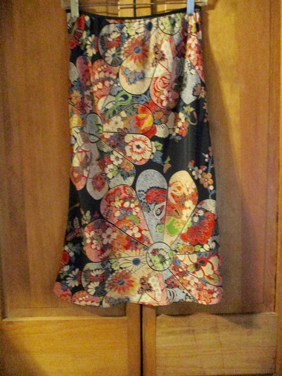 Asian Print Skirt - image 2