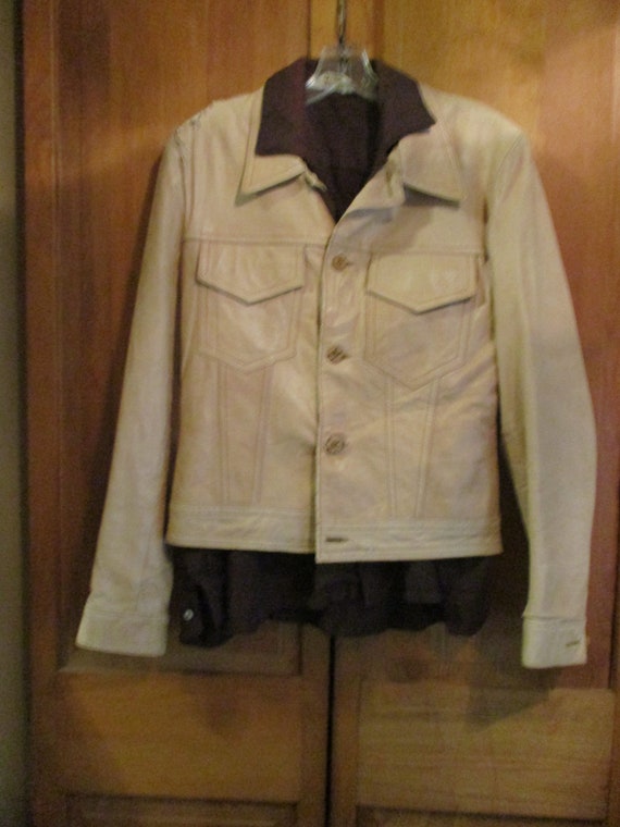 A Distressed Leather Jacket - image 2