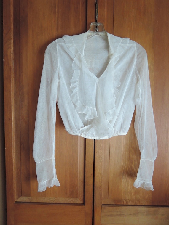 A Blouse Of White Net