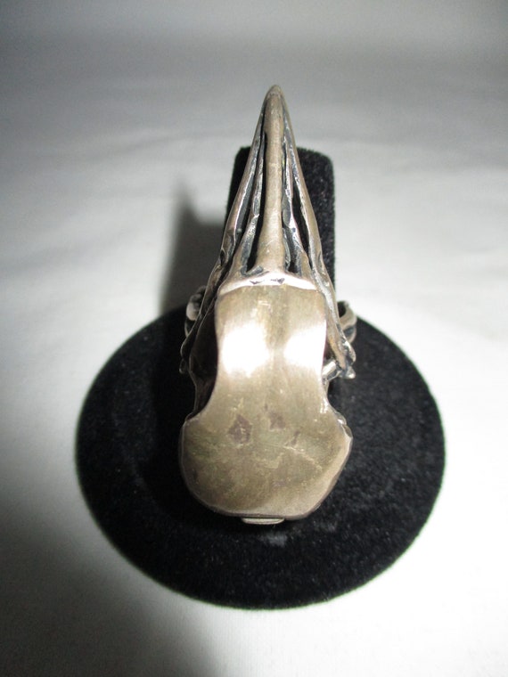 Raven Head Skeleton Ring - image 4