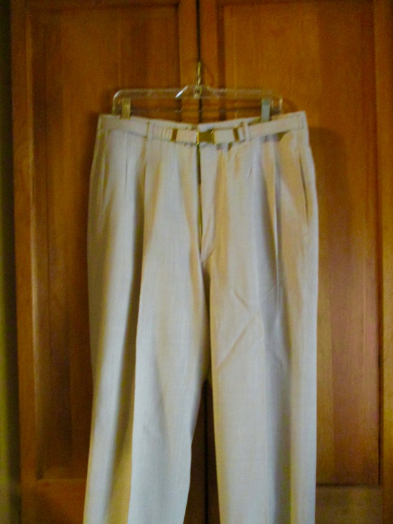 Linen Weave Pants - image 3