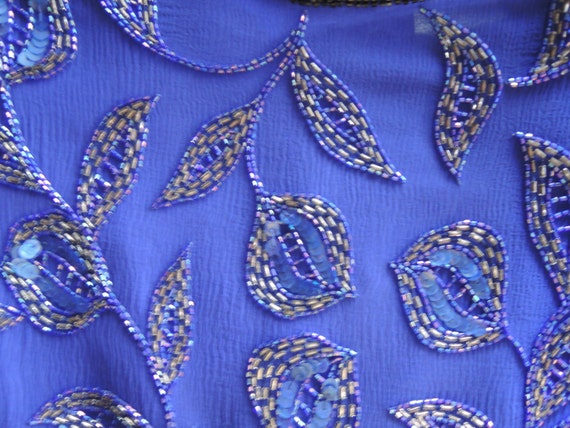 Blue Beads And Sequins - image 4
