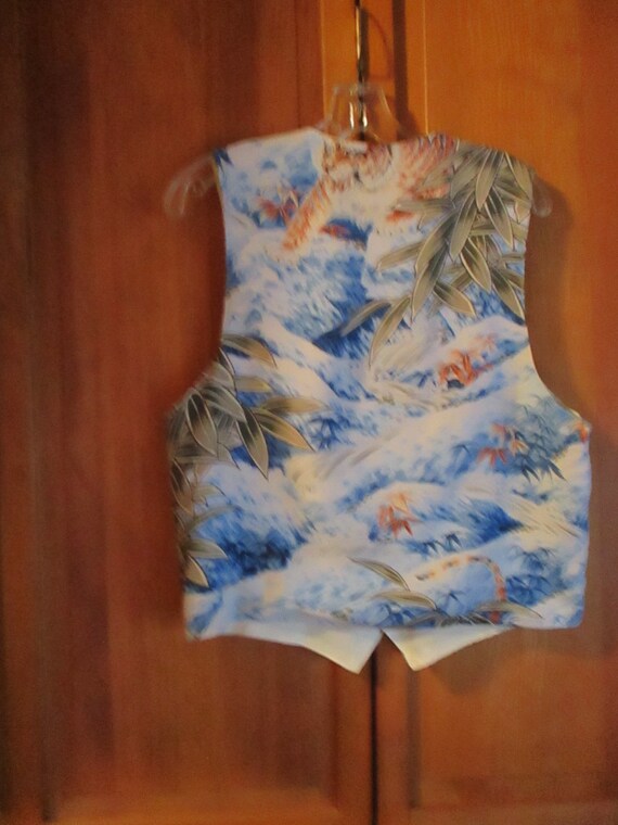 Forest And Tiger Print Vest - image 3