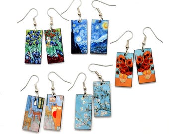 Van Gogh Earring Set - Choose Any 3 Paintings - Fair Trade Gift