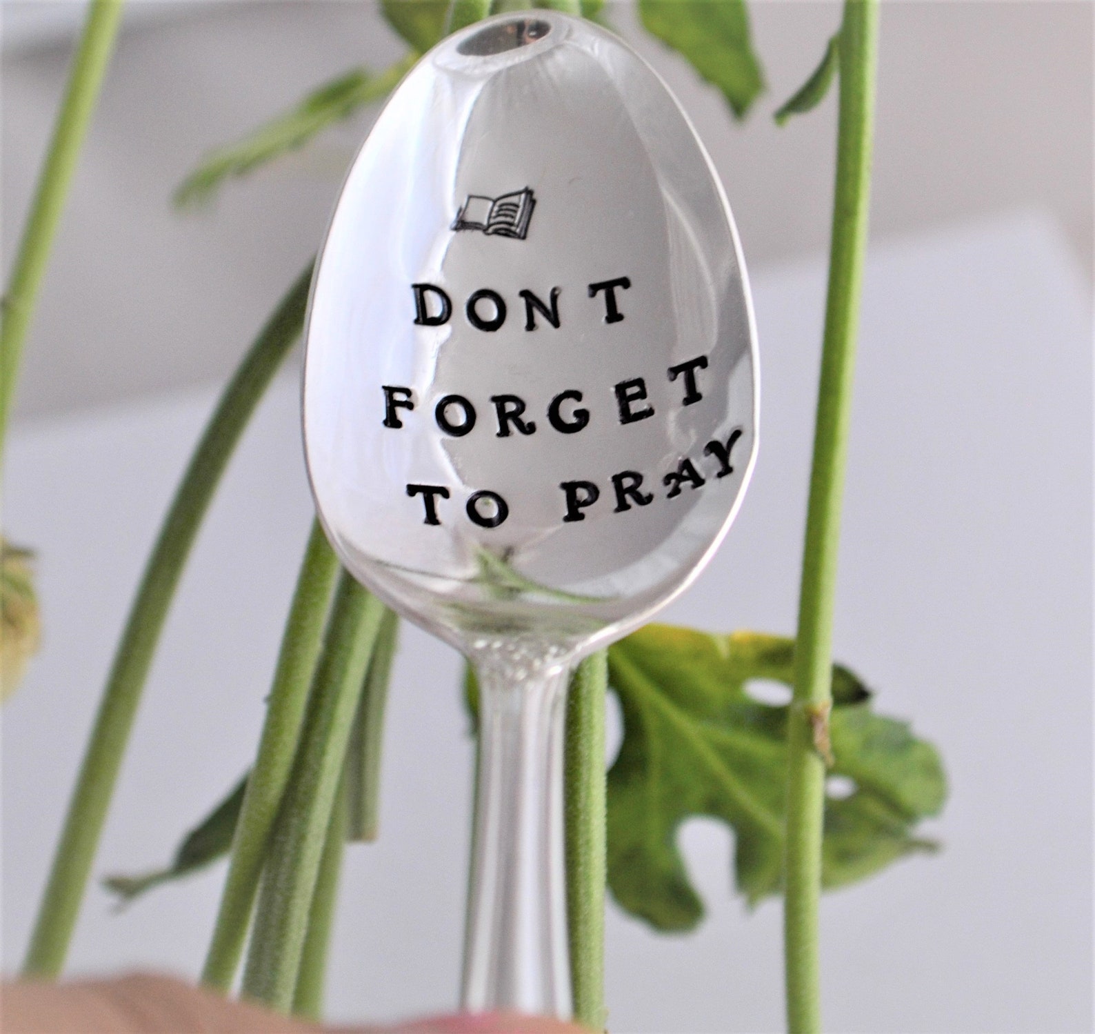 Don't to Pray Teaspoon OR TABLESPOON Silverplate Etsy