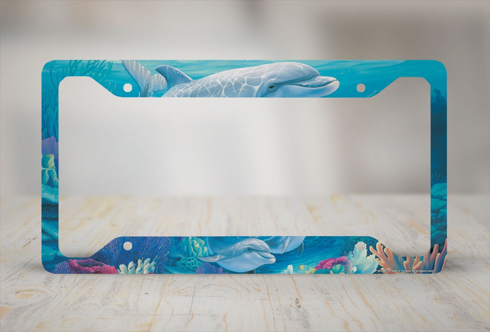 Dolphins License Plate Frame Dolphins Car Tag Frame Dolphins Etsy