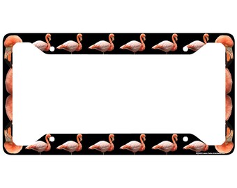4 Holes XiongYe Chen Durable Aluminum License Plate 12 X 6Metal Personalized car tag Beautiful Flamingos Decorative Front Plate Car Tag Pink 4 Holes XiongYe Chen Durable Aluminum License Plate 12 X 6Metal Personalized car tag Beautiful Flamingos Decorative Front Plate Car Tag Pink