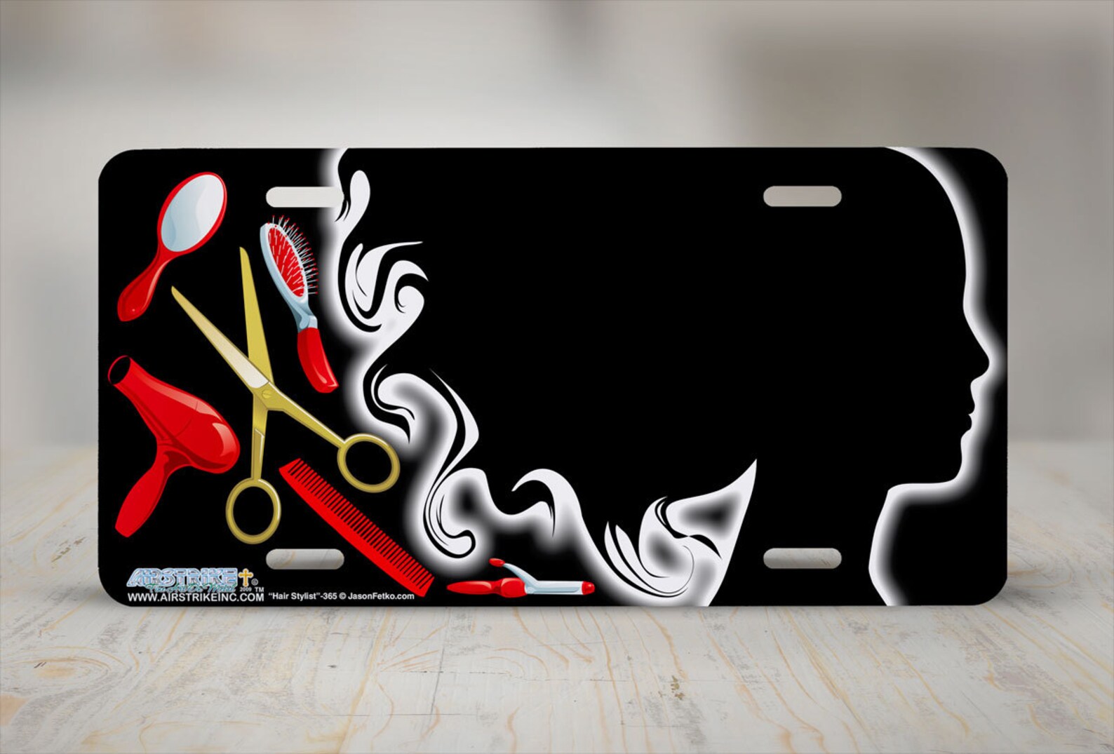 Hair Stylist License Plate Hair Stylist Car Tag Hair Stylist Etsy