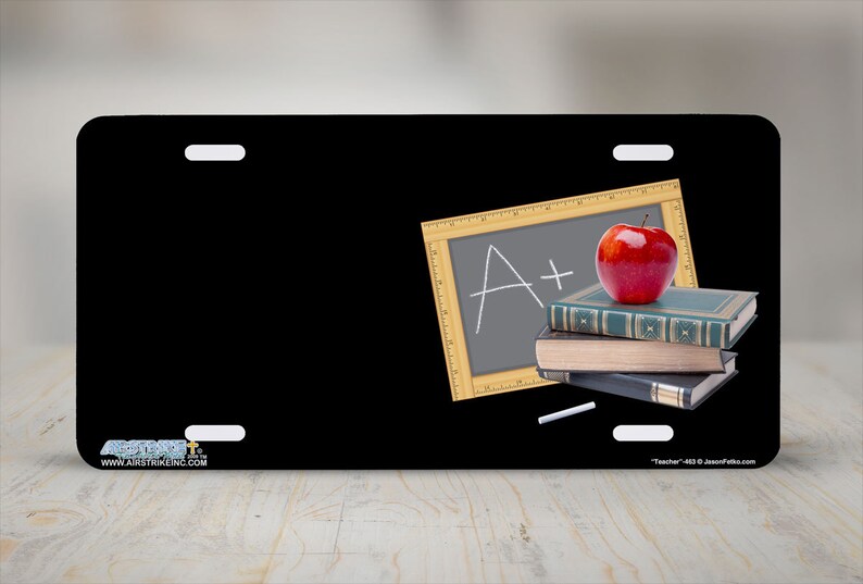 Teacher License Plate Teacher Car Tag Teacher Front License Etsy