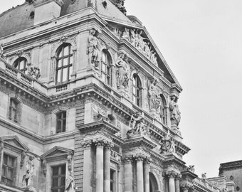 Paris France Architecture, Paris Travel Photography, Black & White Photography, Paris Travel Photography, 8x10 Photo Print