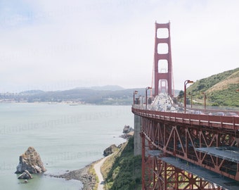 San Francisco Photography, Golden Gate Bridge, California Travel Photography, 8x10 Photo, Art Decor