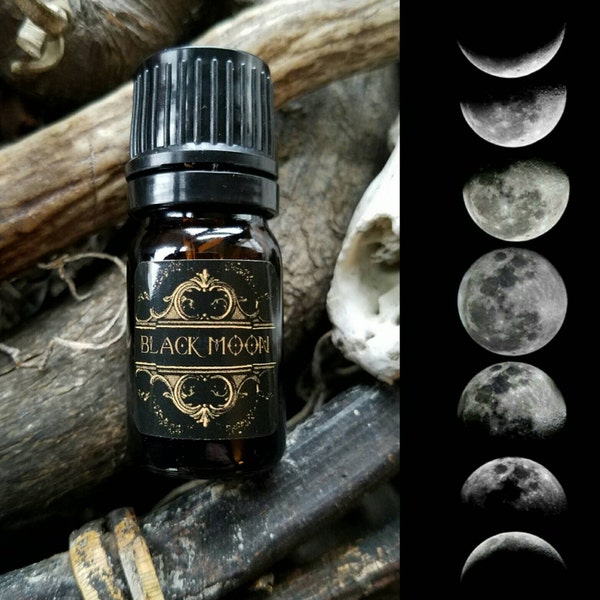 NEW! BLACK MOON oil ~ Essential Oil Perfume 5ml ~ 10ml ~ 15ml by Nightshade Botanicals