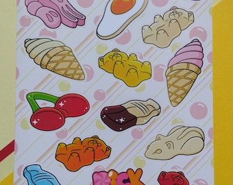 Pick N Mix Sticker Sheet