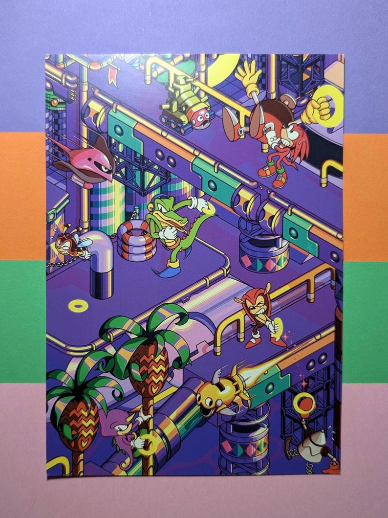 Isometric Zones, A5 Art Prints image 7