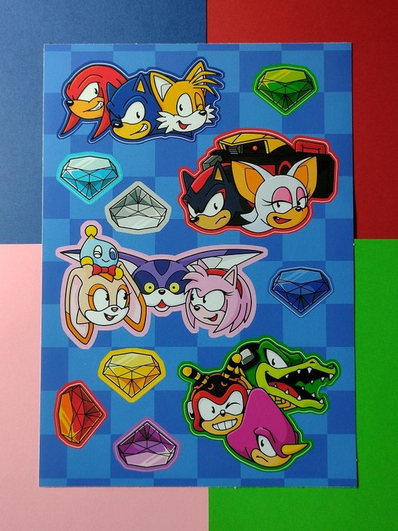 Buy Sonic the Hedgehog Team Chaotix Stickers Online in India 