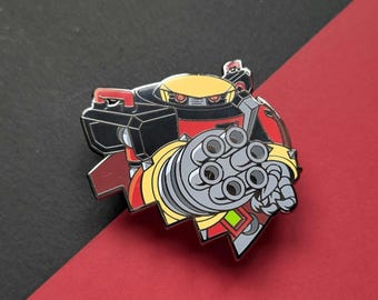 Unstoppable Machine, Hard Enamel Pin, Fan Merch, Unofficial