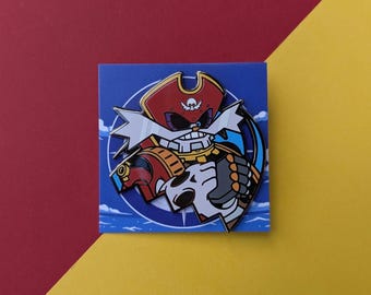 Dread Pirate, Hard Enamel Pin, Fan Merch, Unofficial