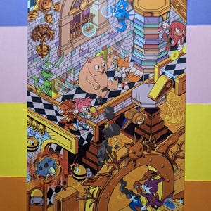 Isometric Zones, A5 Art Prints image 8