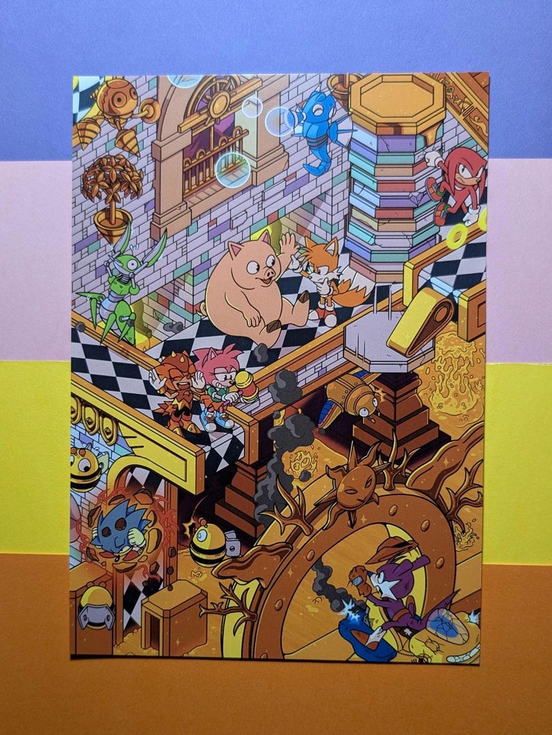 Isometric Zones, A5 Art Prints image 8