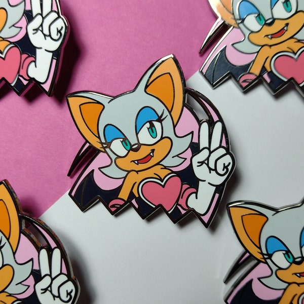 Fledermaus Girl, Hard Enamel Pin, Fan Merch, Inoffiziell