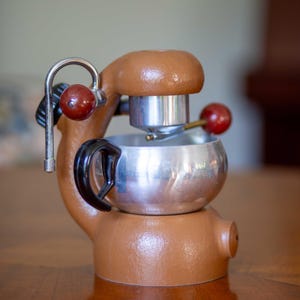 ATOMIC COFFEE MAKER VINTAGEコーヒーメーカー 1970s Vintage Retro Brown Beige Tan Coffee Makeratomic