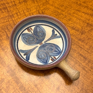 Vintage 1970s Danish Søholm Stoneware, Handled Dish