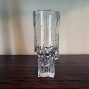 Jarrón de vidrio Iittala &#39;Minerva&#39; de Tapio Wirkkala