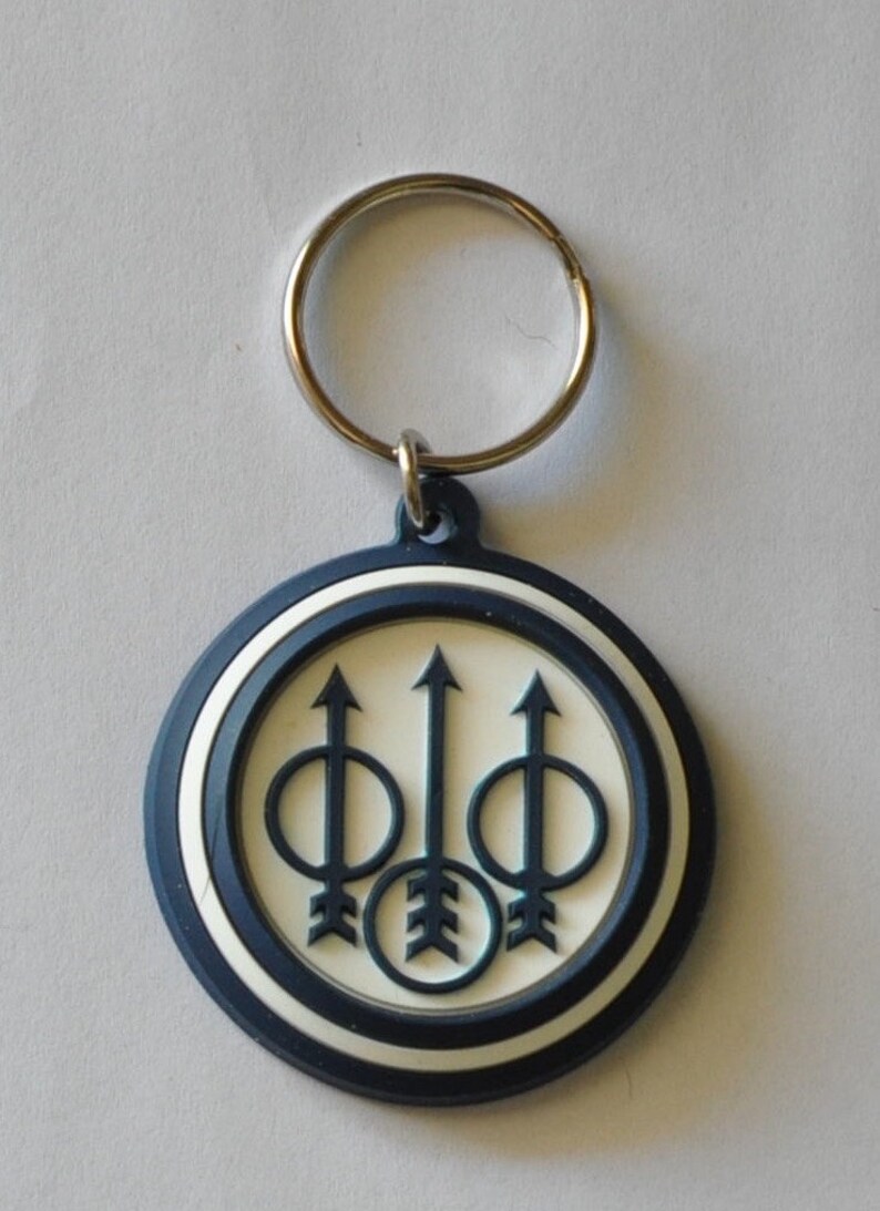 Beretta Trident Logo Keychain Clay Pigeon Trap Shooting Skeet Etsy