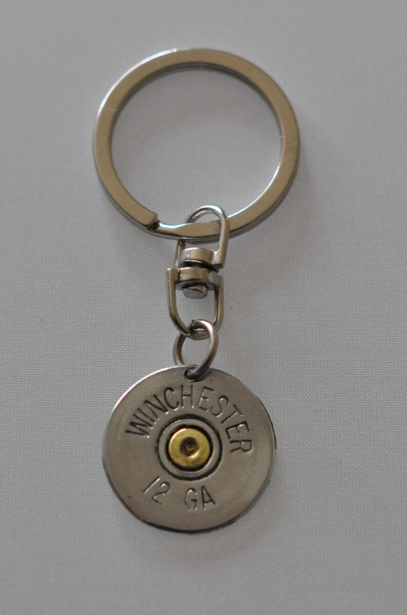 Winchester 12 Gauge Shotgun Shell Bullet Keychain Keyring | Etsy