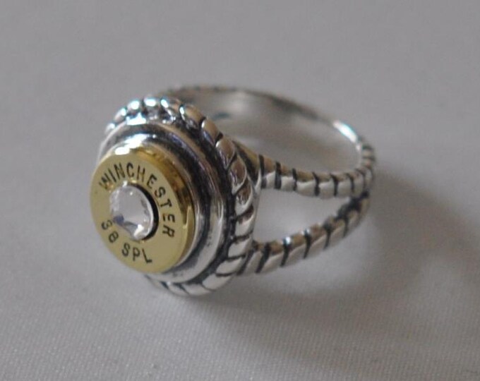 Winchester bullet STG silver ring