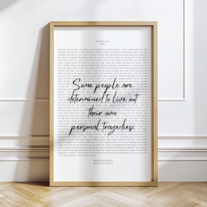 Heartless Hunter - Kristen Ciccarelli - Digital Download - Quote - Romantasy Wall Art - Reading Decor -Determined to Live Personal Tragedies