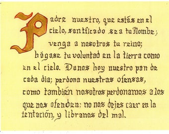 Padre Nuestro: The Lord's Prayer in Spanish