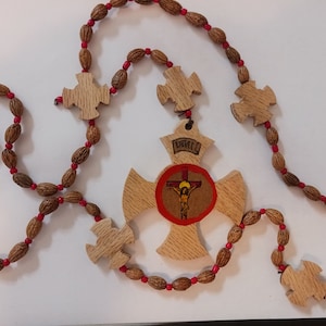 Oak and olive wood Rosary