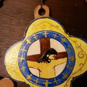 Close up of the crucified Lord