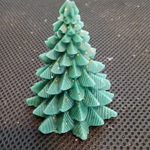 Single Christmas tree candle