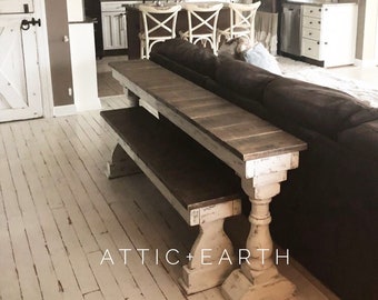 Sofa Table and Bench